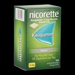 Nicorette Kaugummi 4mg ohne Geschmack