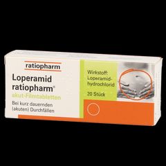 Loperamid ratiopharm® akut Filmtabletten - 20 Stück