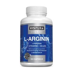 Vispura L-Arginin 750mg hochdosiert +Piperin u. Vitamine