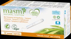 Masmi Organic Care - Bio Tampons Super Plus mit Applikator - 12 Stück