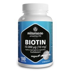 Vitamaze Biotin 10mg hochdosiert vegan