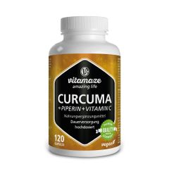Vitamaze Curcuma +Piperin u. Vit. C vegan