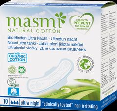 Masmi Organic Care - Bio Monatsbinden Ultra Nacht