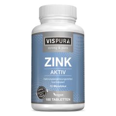 Vispura Zink aktiv hochdosiert vegan