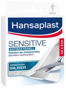 Hansaplast Sensitive MED antibakteriell 1m x 8cm Wien