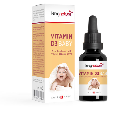 Kingnature Vitamin D3 Baby - 30 Milliliter